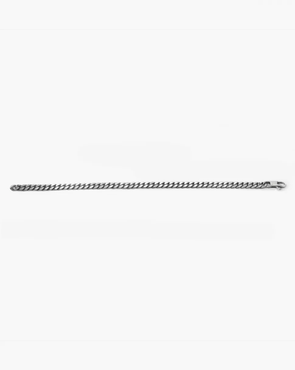 BRACCIALE GRUMETTA QUADRATA FILO 150 IN ARGENTO