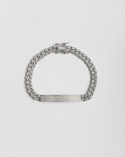 BRACCIALE GRUMETTA TARGA H60 CON BRILLANTI