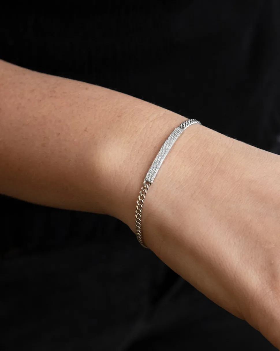 BRACCIALE ICE BREEZE IN ARGENTO CON BRILLANTI