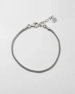 BRACCIALE IN ARGENTO CODA DI VOLPE