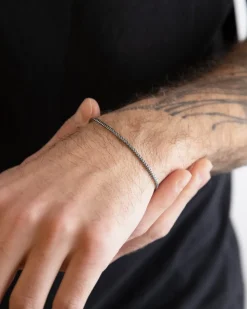 BRACCIALE IN ARGENTO CODA DI VOLPE