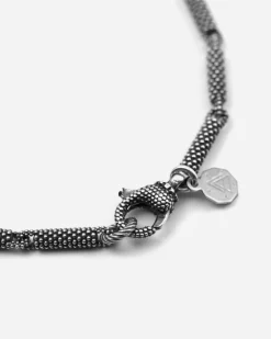 BRACCIALE IN ARGENTO ROLLER PUNTINATI