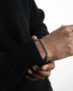 BRACCIALE INTRECCIO NODI PICCOLI IN ARGENTO
