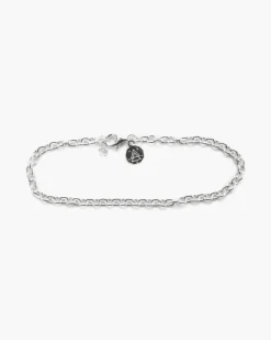 BRACCIALE MAGLIA FORZATINA 080 IN ARGENTO