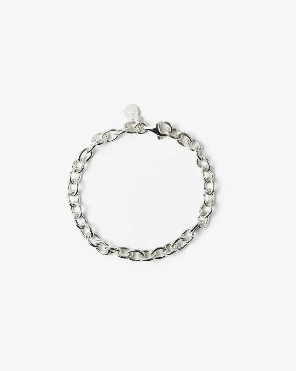 BRACCIALE MAGLIA FORZATINA 150 IN ARGENTO
