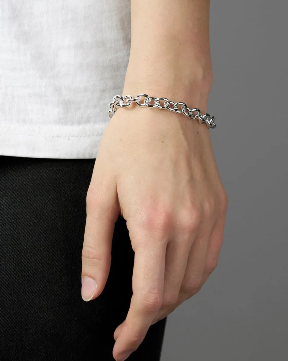 BRACCIALE MAGLIA FORZATINA 200 IN ARGENTO