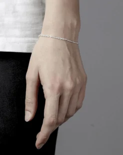 BRACCIALE MAGLIA FORZATINA 060 IN ARGENTO