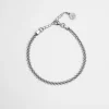 BRACCIALE MAGLIA GRANCHIO IN ARGENTO