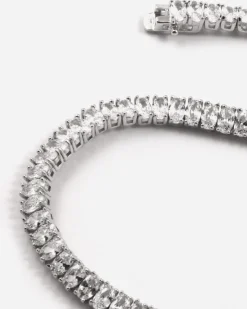 BRACCIALE NAVETTE MANSION PORCH IN ARGENTO CON BRILLANTI