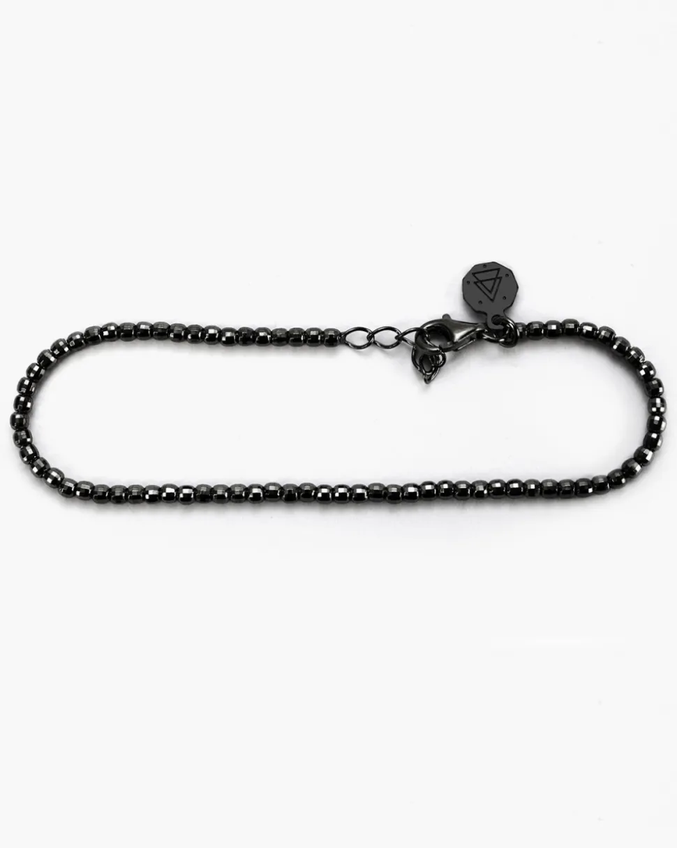 BRACCIALE PLACCATO RUTENIO DISCO 300
