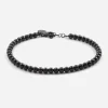 BRACCIALE SFERE 400 IN ARGENTO PLACCATO RUTENIO