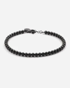 BRACCIALE SFERE 400 IN ARGENTO PLACCATO RUTENIO