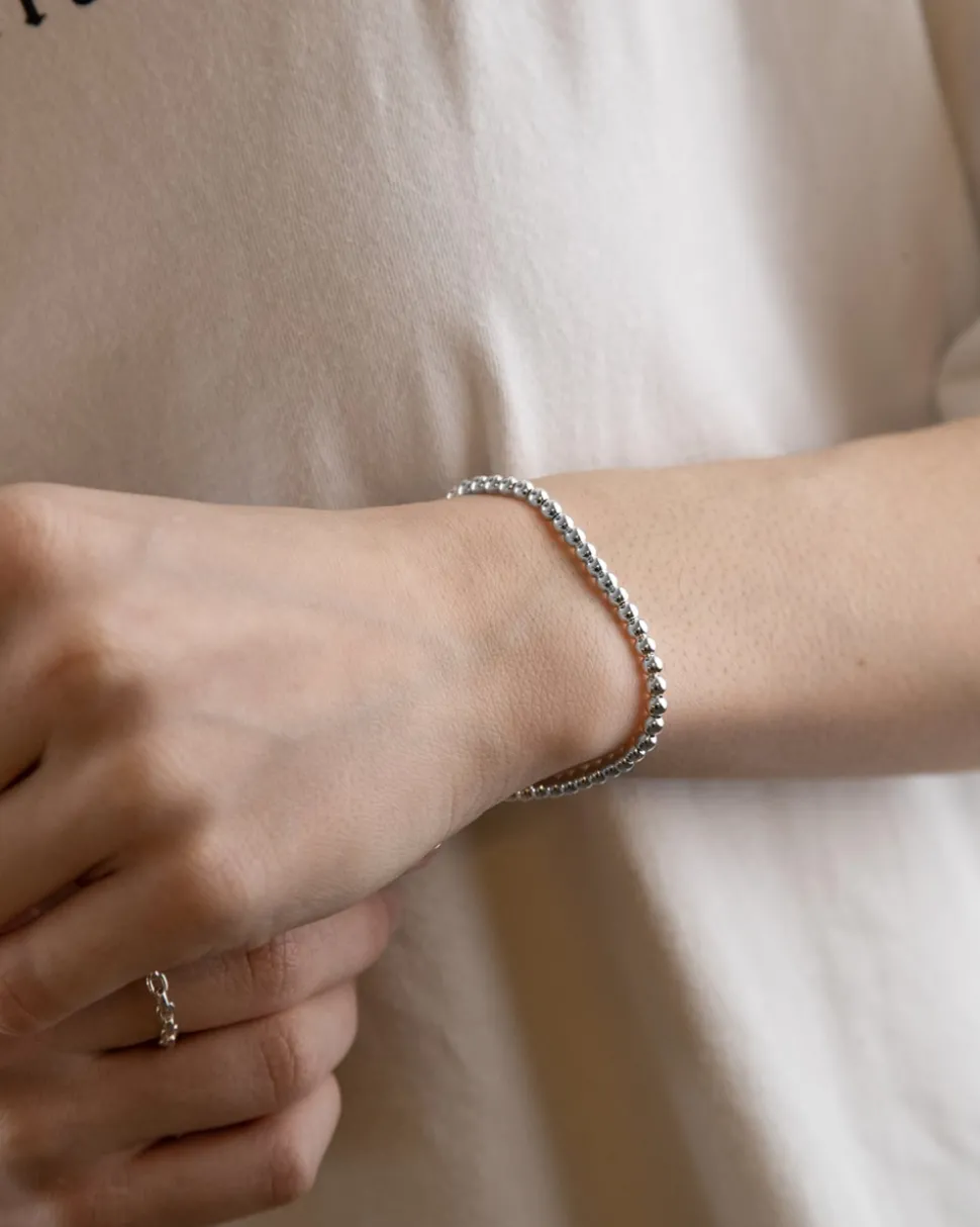 BRACCIALE SFERE 350 IN ARGENTO