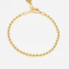 BRACCIALE SFERE 300 PLACCATO ORO GIALLO