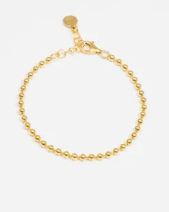 BRACCIALE SFERE 300 PLACCATO ORO GIALLO