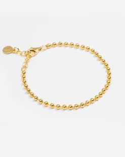 BRACCIALE SFERE 300 PLACCATO ORO GIALLO