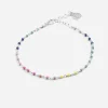 BRACCIALE SMALTO MULTICOLOR IN ARGENTO