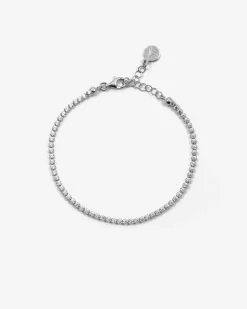 BRACCIALE TENNIS BIANCO