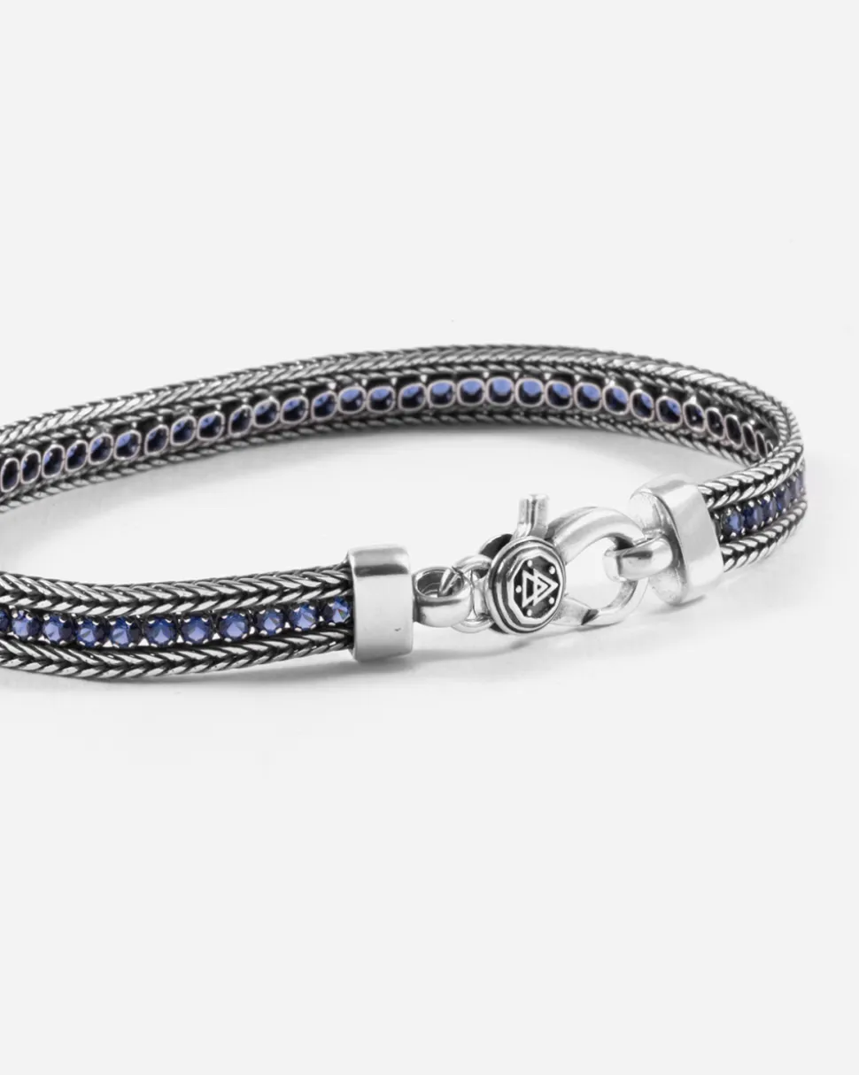 BRACCIALE TENNIS BLU FOXTAIL