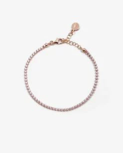 BRACCIALE TENNIS ROSA