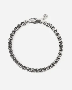 BRACCIALE VENEZIANA RIGATA IN ARGENTO
