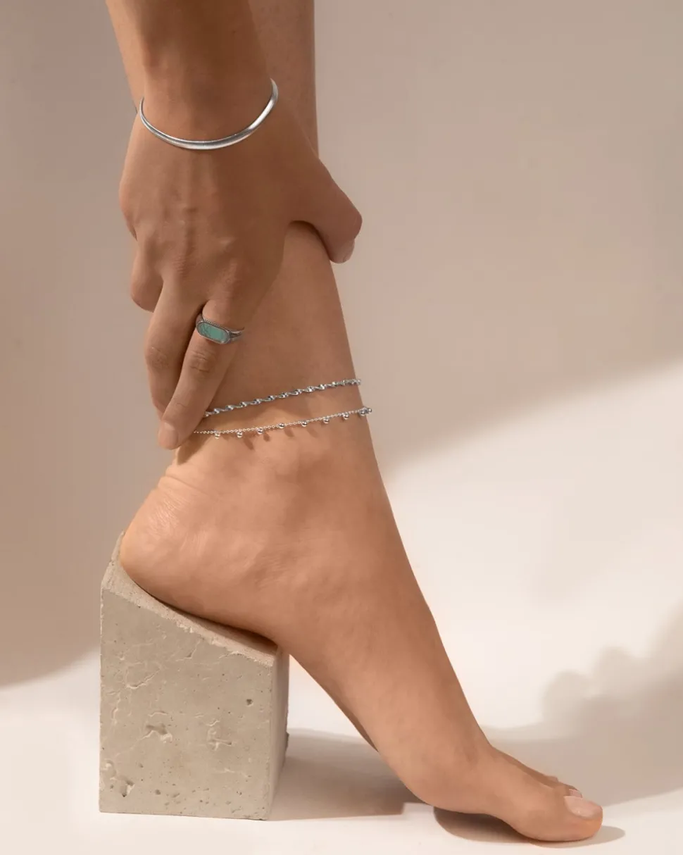 CAVIGLIERA DIAMOND TWISTER IN ARGENTO