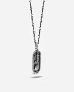 CIONDOLO CARTIGLIO EGIZIO IN ARGENTO