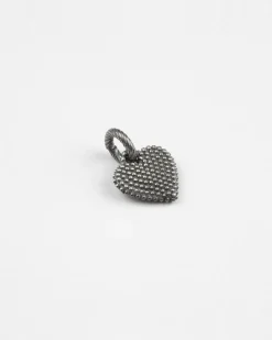 CIONDOLO CHARM CUORE PUNTINATO