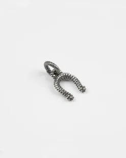 CIONDOLO CHARM FERRO DI CAVALLO PUNTINATO