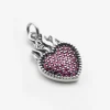 CIONDOLO CUORE GLITTERING EX-VOTO IN ARGENTO CON BRILLANTI