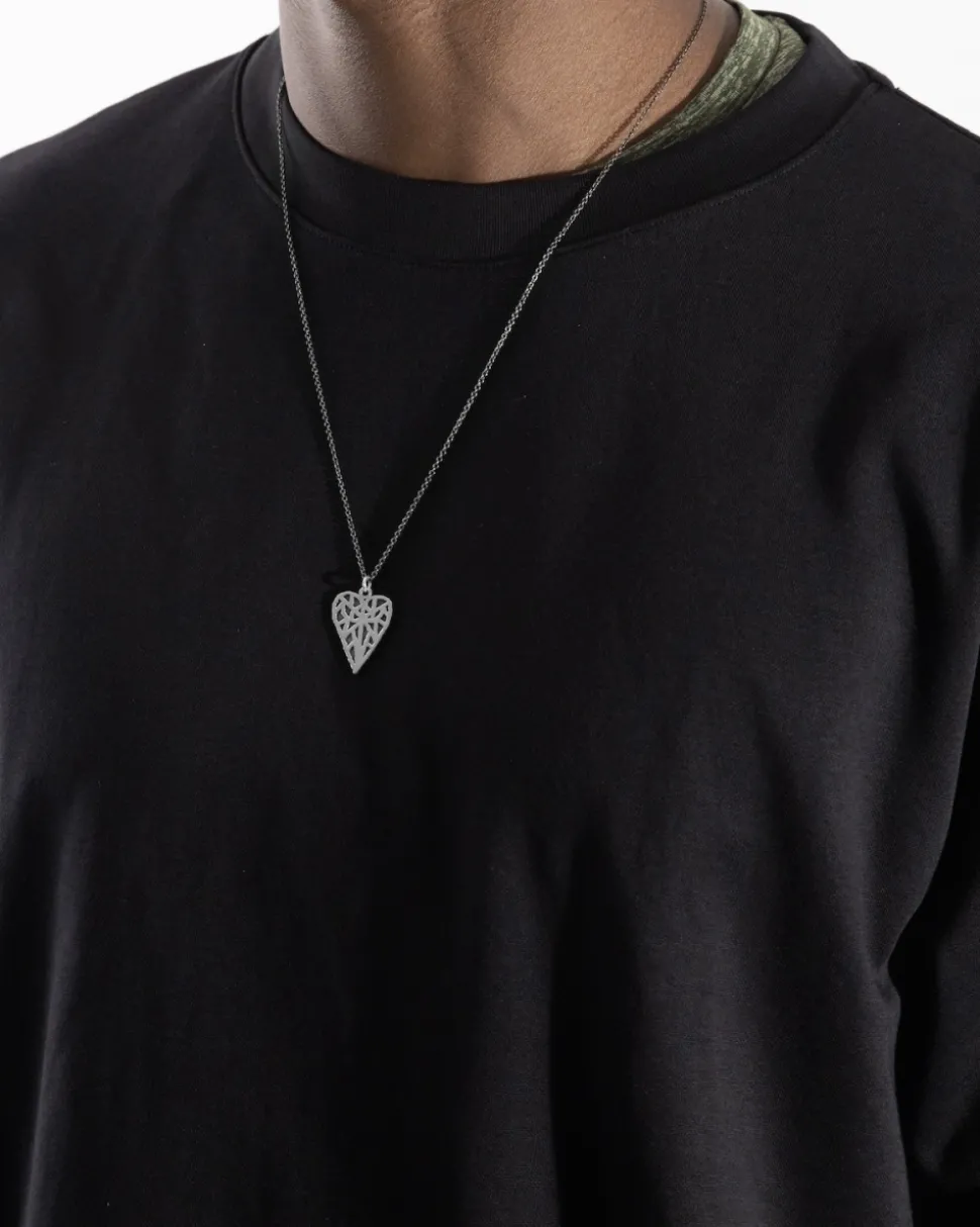CIONDOLO CUORE LOVE SOLOMOSTRY IN ARGENTO