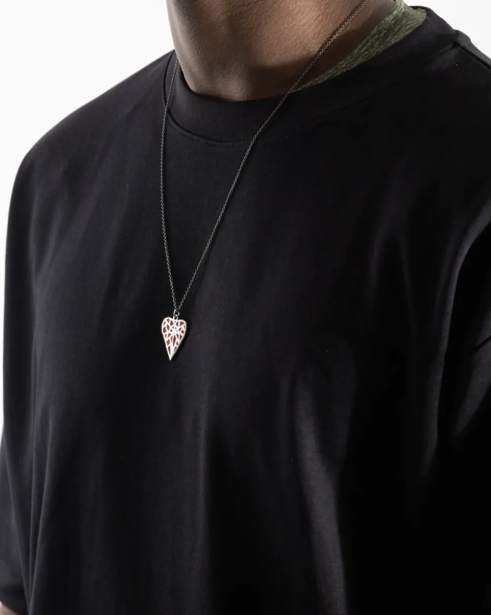 CIONDOLO CUORE LOVE SOLOMOSTRY IN ARGENTO