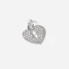 CIONDOLO CUORE SAETTA SHINY HEARTHUNDER IN ARGENTO CON BRILLANTI