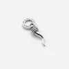 CIONDOLO MINI CHARM CORNINO CORDA IN ARGENTO