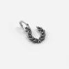 CIONDOLO MINI CHARM CORONA ALLORO IN ARGENTO
