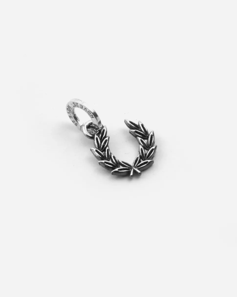 CIONDOLO MINI CHARM CORONA ALLORO IN ARGENTO