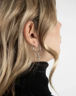 CIONDOLO MINI CHARM CROCE GOTICA IN ARGENTO