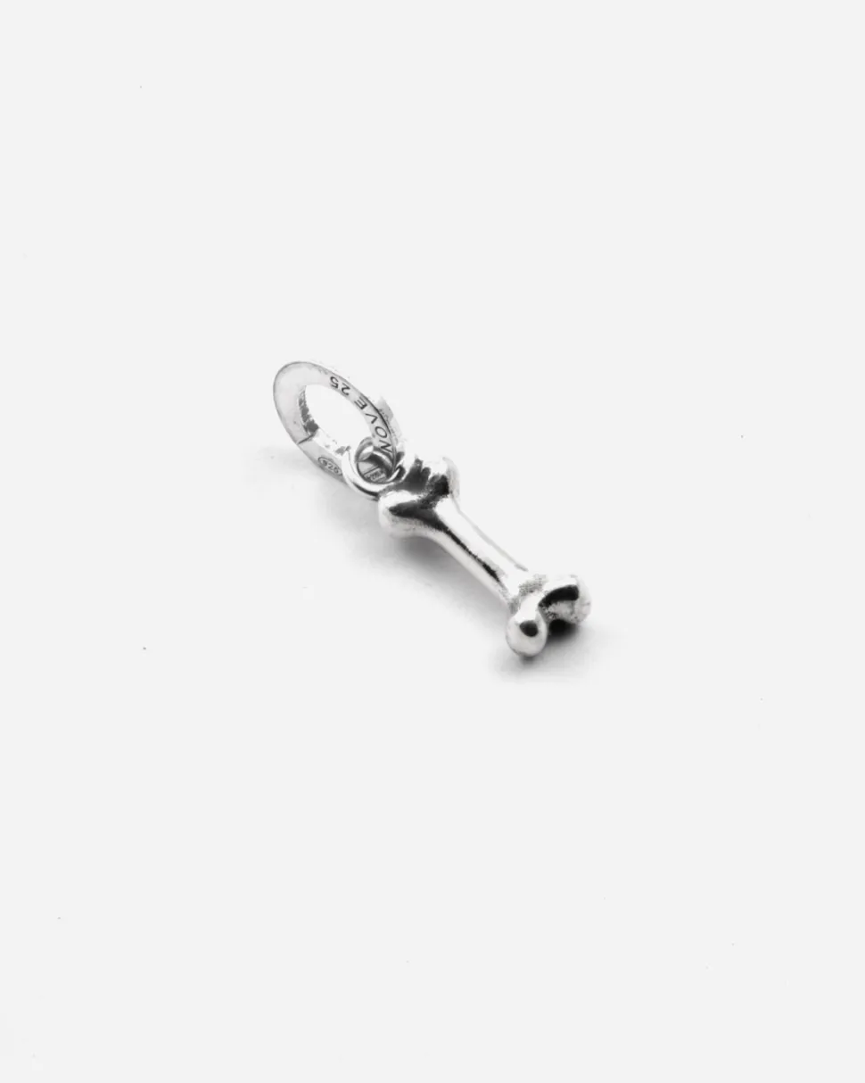 CIONDOLO MINI CHARM OSSO IN ARGENTO