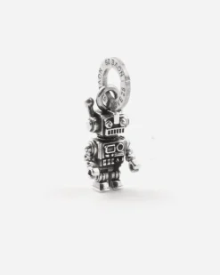 CIONDOLO MINI CHARM ROBOT IN ARGENTO