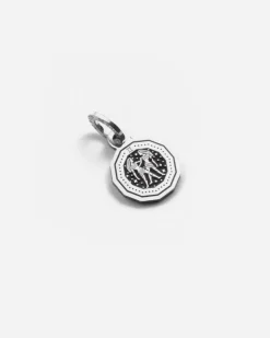 CIONDOLO MINI CHARM SEGNO ZODIACALE GEMELLI IN ARGENTO