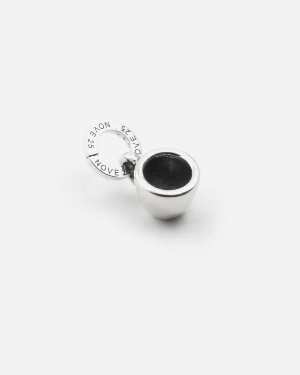 CIONDOLO MINI CHARM TAZZINA IN ARGENTO