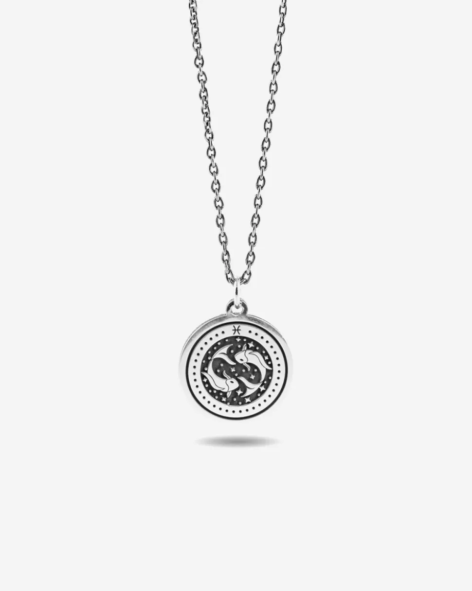 CIONDOLO TONDO PERSONALIZZABILE SEGNI ZODIACALI