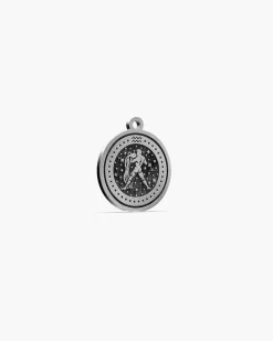 CIONDOLO TONDO PERSONALIZZABILE SEGNI ZODIACALI