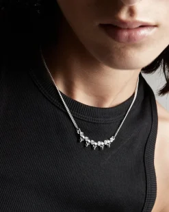 COLLANA ANCESTRY CON TESCHI IN ARGENTO