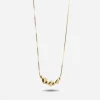 COLLANA CHOKER CUORI GOLDEN MATCHY PLACCATA ORO