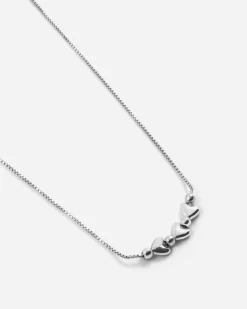 COLLANA CHOKER CUORI SILVER MATCHY IN ARGENTO