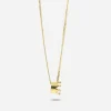 COLLANA CON CIONDOLO CORONA KEBHOUZE PLACCATA ORO