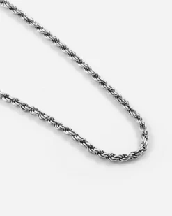 COLLANA CORDA 070 IN ARGENTO CON ALLUNGHINI