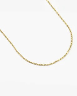 COLLANA CORDA DIAMANTATA 025 CON ALLUNGHINI ORO GIALLO