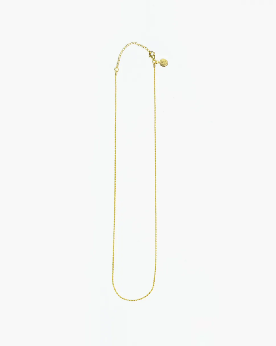 COLLANA CORDA DIAMANTATA 025 CON ALLUNGHINI ORO GIALLO